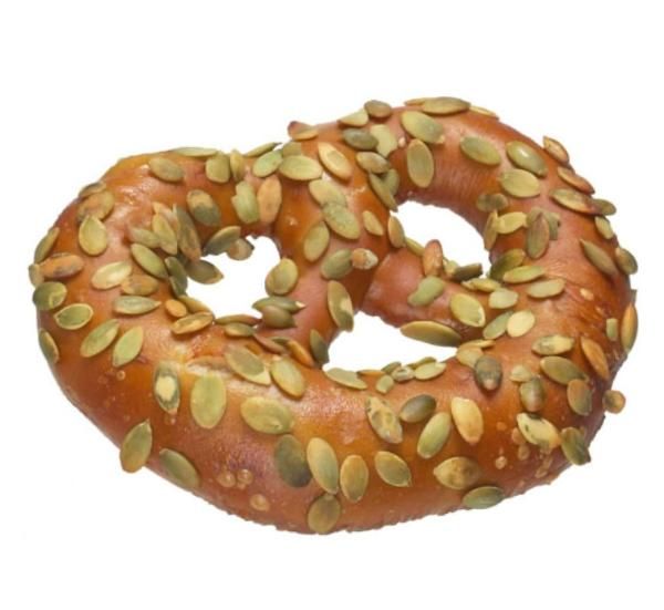 product photo for Lye pretzel with pumpkin seeds