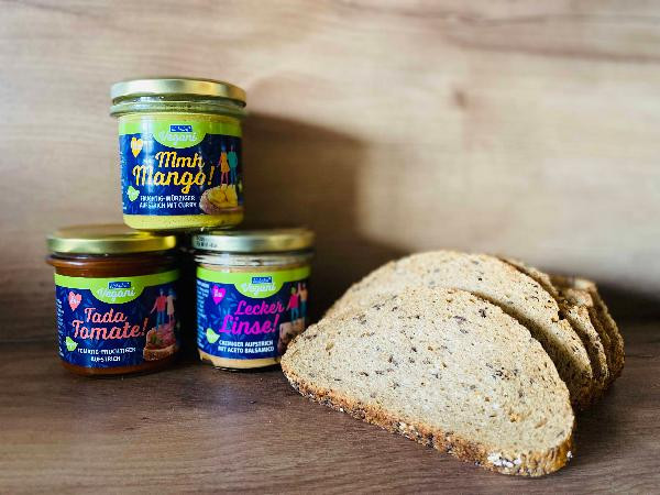 product photo for b* Trio vegan spreads