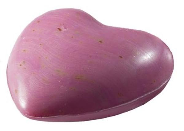 product photo for Sheep milk soap heart pink