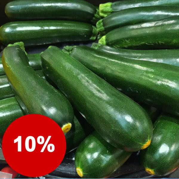 Photo de produit pour 1 kg de courgettes vertes