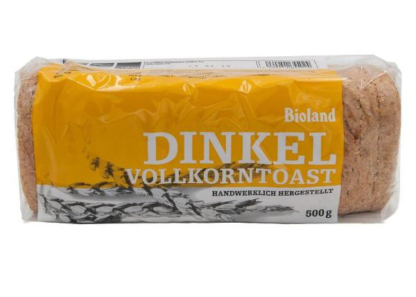 Produktfoto zu Dinkel Vollkorn Toastbrot