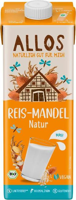 Produktfoto zu Reis-Mandel Drink Naturell, vegan