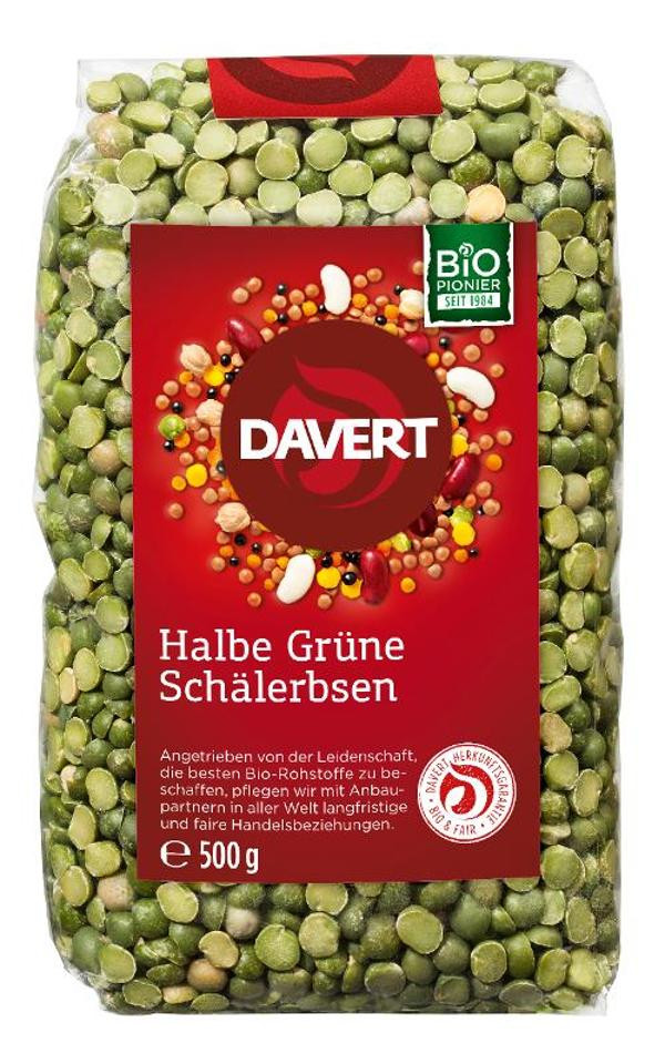 Produktfoto zu Halbe Schälerbsen, grün