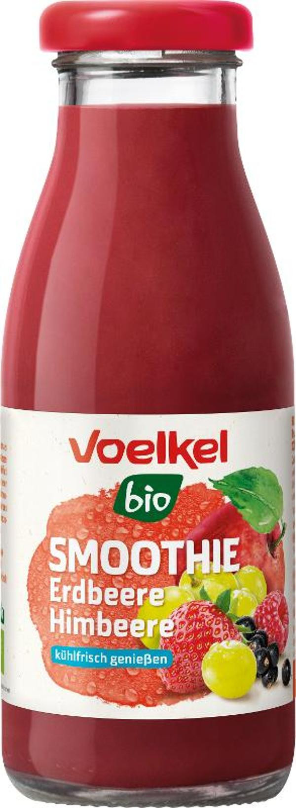 Produktfoto zu Smoothie Erdbeere Himbeere