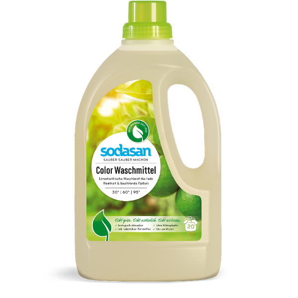 Photo de produit pour "Sodasan" Lessive liquide coul