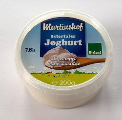 Produktfoto zu Ostertaler Joghurt, abgetropft