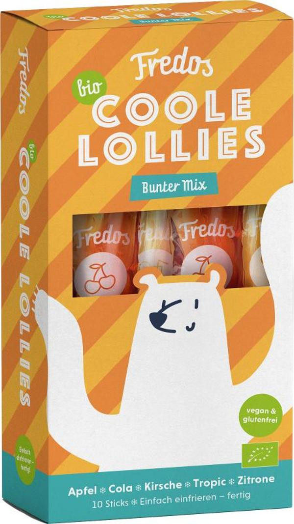 Produktfoto zu Wassereis Coole Lollies, gelber Mix