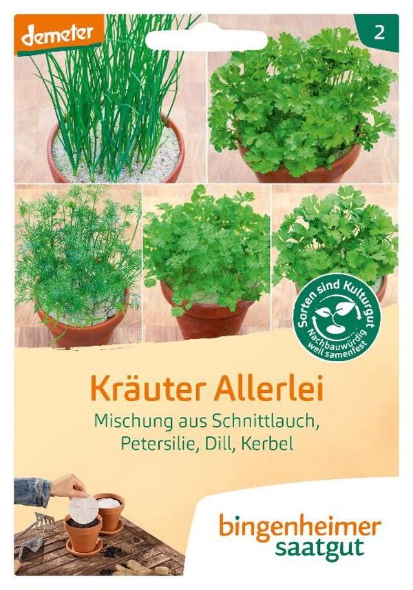 Produktfoto zu Küchenkräuter Allerlei Saatgut