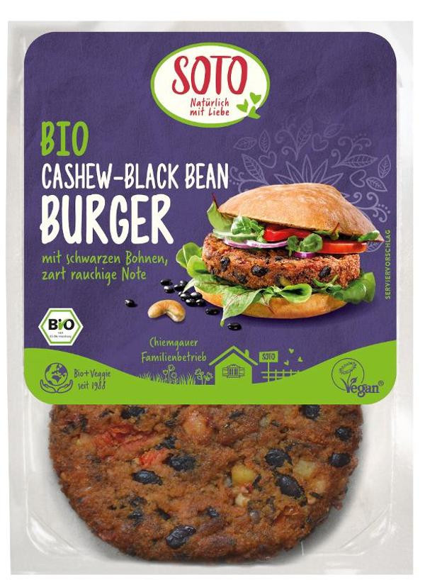 product photo for Cashew-Black Bean Burger