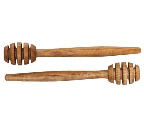 product photo for Olive wood honey spoon