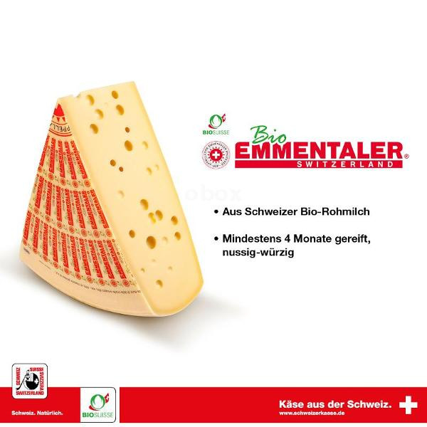 Produktfoto zu Schweizer Emmentaler AOC, 4 M