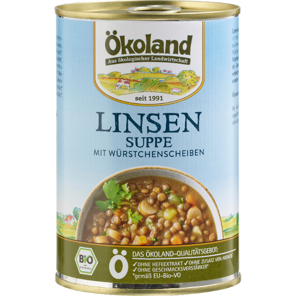 Photo de produit pour Soupe aux lentilles (Ökoland)