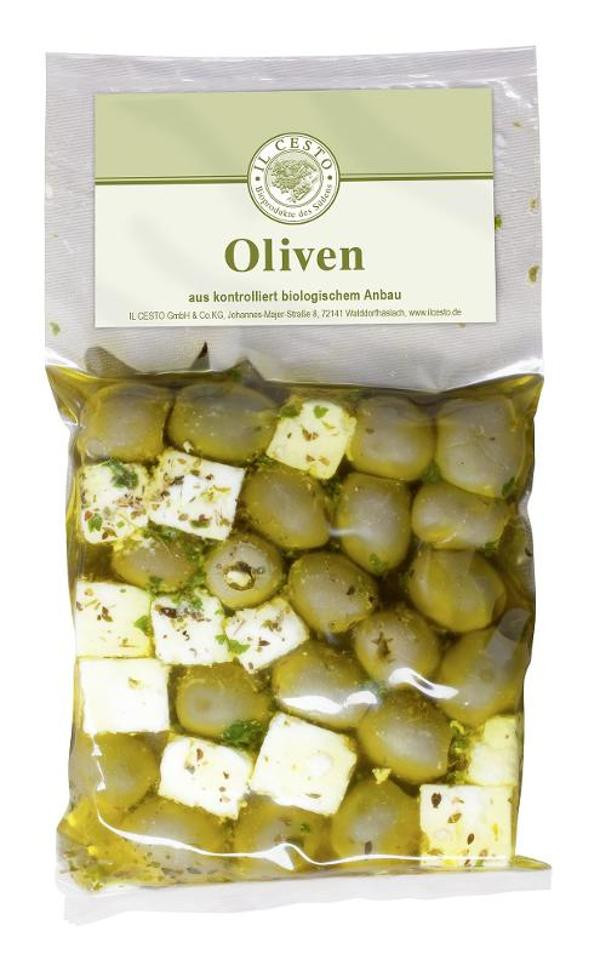 product photo for Feta cheese and green olives