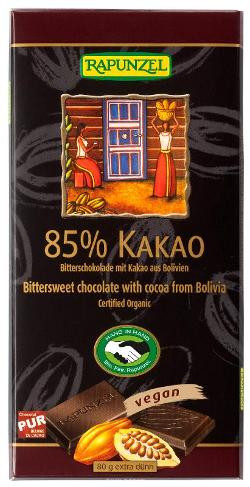 Photo de produit pour 85% de chocolat noir