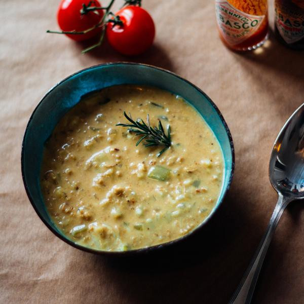 Produktfoto zu Rezept Käse-Lauch-Suppe