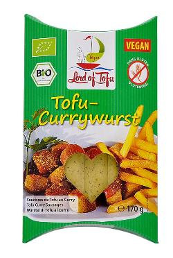 product photo for Tofu curry sausage, vegan