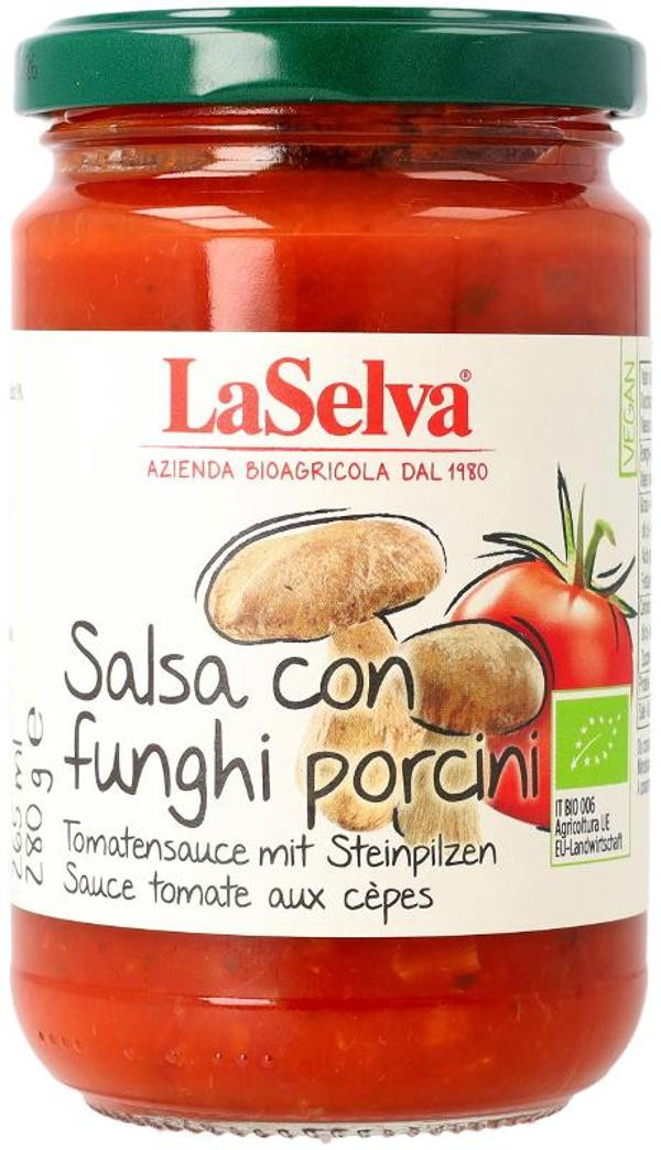 Produktfoto zu Tomatensauce mit Steinpilzen