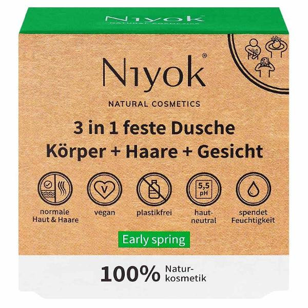 Produktfoto zu 3in1 Feste Dusche Körper Haare