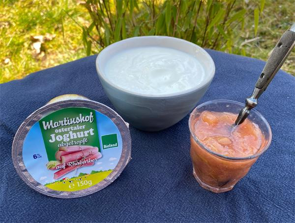 Produktfoto zu Ostertaler Joghurt Rhabarber