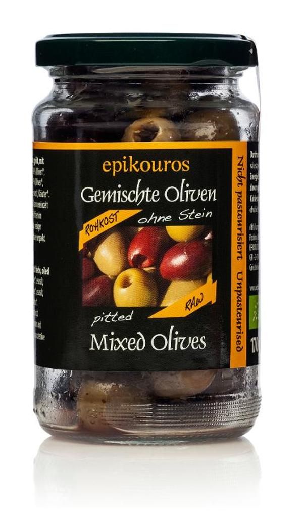 Photo de produit pour Olives mélangées dénoyautées