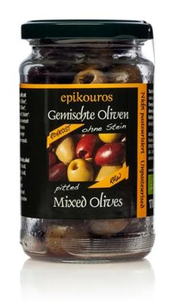 Photo de produit pour Olives mélangées dénoyautées