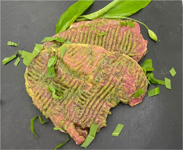 Produktfoto zu Lammsteaks "Bärlauch" 2 Stück