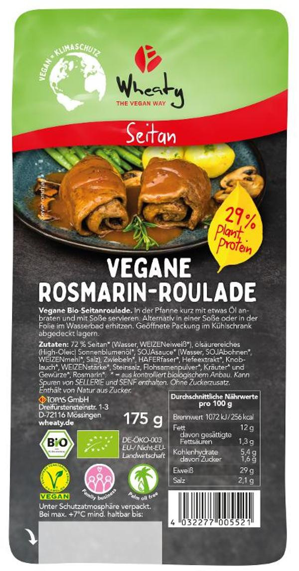 Produktfoto zu Vegane Rosmarin-Rouladen