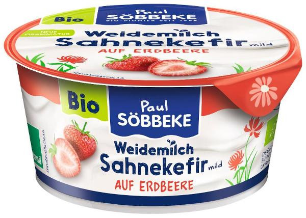 Produktfoto zu Erdbeer Sahne Kefir